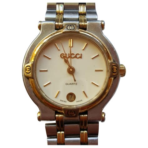 watches quartz gucci red|Gucci quartz watch women's vintage.